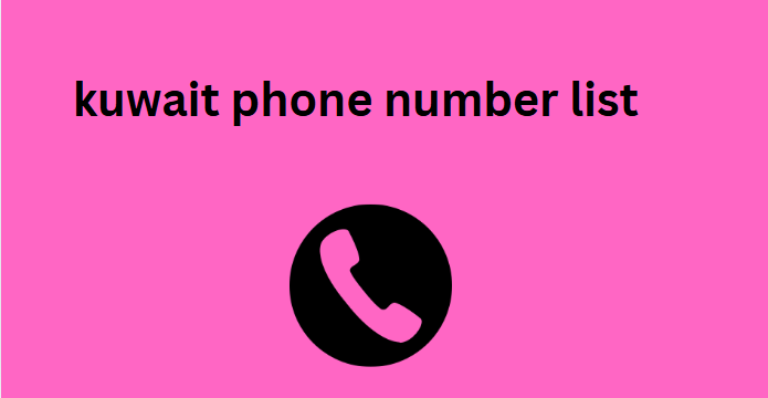 kuwait phone number list