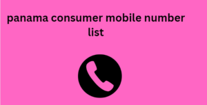 panama consumer mobile number list