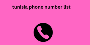 tunisia phone number list